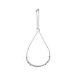 .925 Sterling Silver 1/4 Cttw Diamond Marquise Shaped Link 4