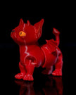 Demonic Chihuahua – 3D - Printed Fierce & Fiery Guardian Figurine - Custom Crafting Alliance, LLC