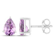 1.25 Carat Genuine Amethyst .925 Sterling Silver Earrings
