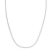 Double Extendable Cable Chain in 14k White Gold (1.40 mm) - Necklaces - Custom Crafting Alliance, LLC
