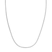 Double Extendable Cable Chain in 14k White Gold (1.40 mm) - Necklaces - Custom Crafting Alliance, LLC