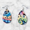 Double - Sided Teardrop Earrings – Art in Every Angle! - Earrings - Custom Crafting Alliance, LLC