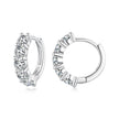 925 Sterling Silver 0.20 Carat Moissanite Earrings for Women