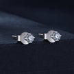 S925 Sterling Silver 3mm Moissanite Earrings for Women