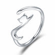 925 Sterling Silver Plated Platinum Ring 0.20cm Width for Women