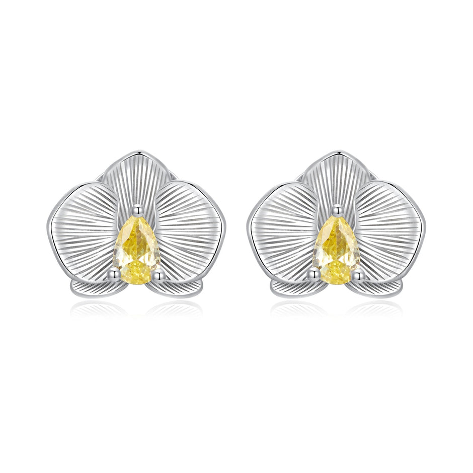 925 Sterling Silver Pavé CZ Earrings for Women - 0.6*0.8cm