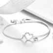 925 Sterling Silver Bracelet 19cm for Women