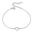 925 Sterling Silver Adjustable Bracelet for Women
