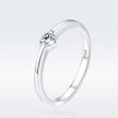 925 Sterling Silver Ring for Women Size 6.0 with Pavé Setting CZ