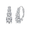 S925 Sterling Silver 0.50 Carat Moissanite Earrings for Women