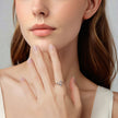 925 Sterling Silver Oxidized Silver Ring 0.16cm Width for Women