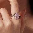 925 Sterling Silver Pendant 0.15cm Enamel CZ Ring for Women