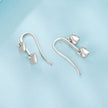 925 Sterling Silver Earrings 1.8*0.5cm for Women