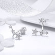 925 Sterling Silver Pavé Setting Earrings for Women