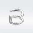 925 Sterling Silver Plated Platinum CZ Earrings for Women