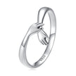 925 Sterling Silver Oxidized Ring for Women