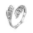 925 Sterling Silver Oxidized 0.2cm Ring
