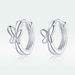 925 Sterling Silver Plated Platinum Earrings for Women
