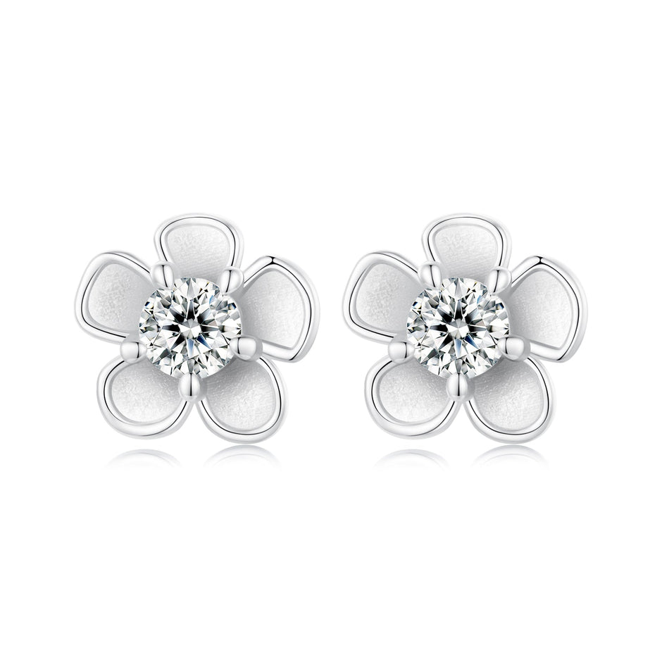 S925 Sterling Silver 3.00 Carat Moissanite Earrings for Women