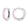 925 Sterling Silver Enamel Oxidized Earrings for Women