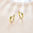 925 Sterling Silver Plated Platinum CZ Earrings for Women