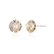 925 Sterling Silver Earrings with Pavé Setting CZ