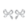 925 Sterling Silver Plated White Gold Earrings