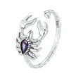 925 Sterling Silver Pavé CZ Oxidized Silver Ring 1.9mm Style E