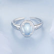 925 Sterling Silver Ring with Pavé Setting CZ, 0.2cm Width, White Gold Plated, Style E, Women