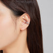 925 Sterling Silver Pavé Setting CZ Earrings for Women