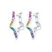 925 Sterling Silver Earrings with Pavé Setting CZ for Women