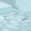 925 Sterling Silver White Gold Plated Bracelet for Women