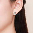 925 Sterling Silver Plated Platinum Gold Earrings for Women