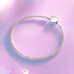 925 Sterling Silver Bracelet 17.0cm Inner Diameter for Women