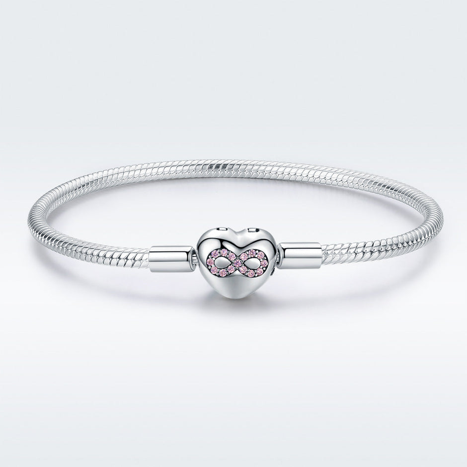 925 Sterling Silver Bracelet 17.0cm for Women