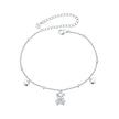 925 Sterling Silver Bracelet with Pavé Setting CZ, 150+60mm Length for Women