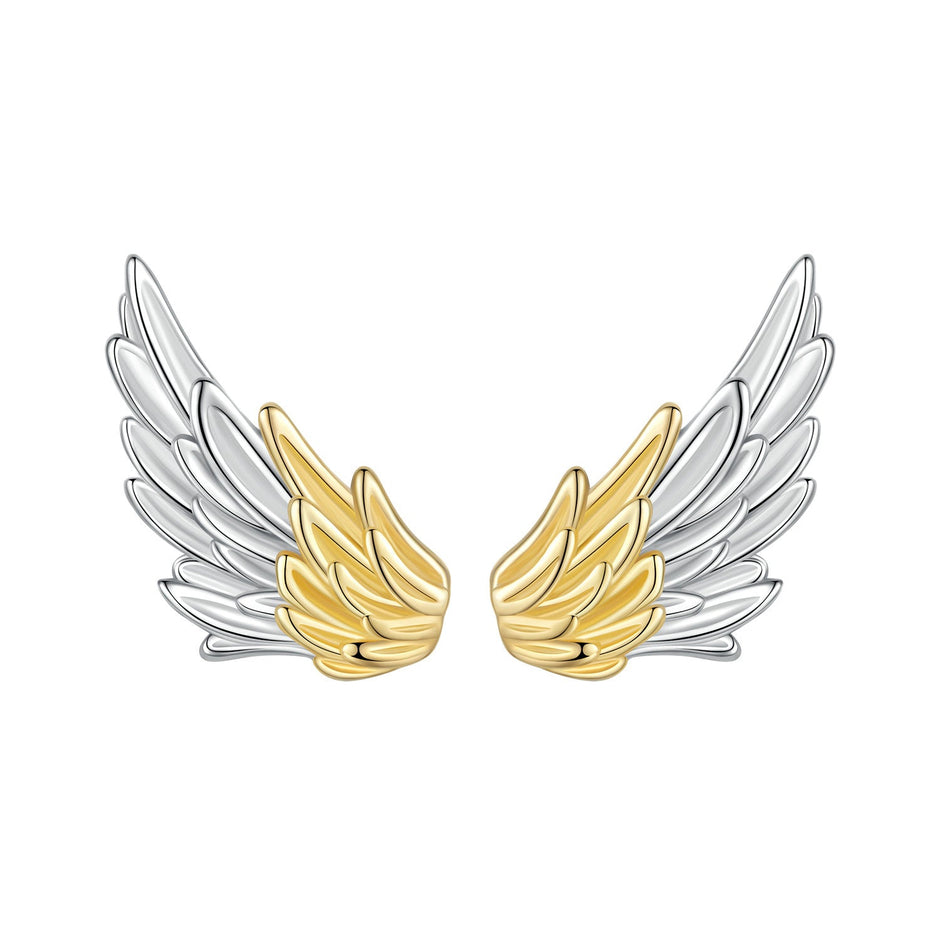 925 Sterling Silver Earrings with White Gold Plating for Women