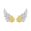 925 Sterling Silver Earrings with White Gold Plating for Women