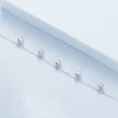 925 Sterling Silver Plated White Gold 12x41mm Pendant Bracelet