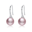 925 Sterling Silver Oxidized Pearl Earrings for Women