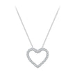 S925 Sterling Silver Necklace with Moissanite, 400mm + 50mm, Platinum Plated, Women