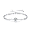 S925 Sterling Silver 5.0mm Moissanite Bracelet for Women
