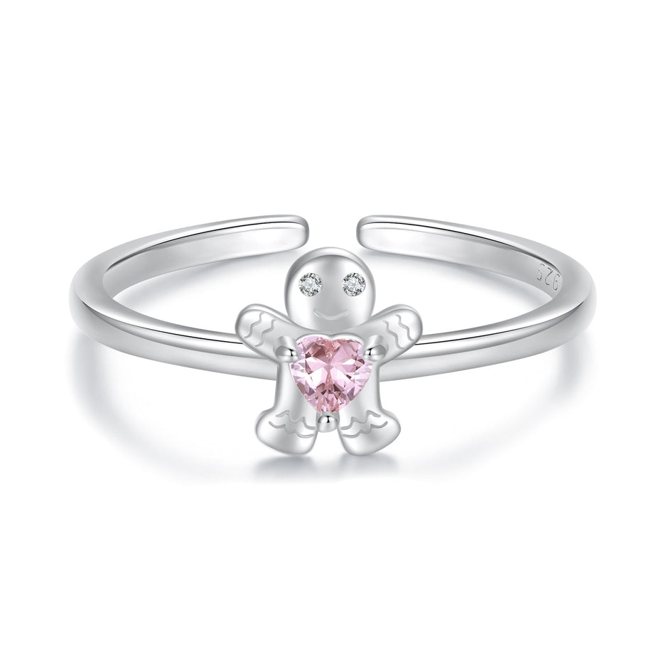 925 Sterling Silver White Gold Plated Pavé Setting CZ Ring