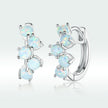 925 Sterling Silver Earrings with Translucent Opal