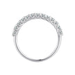 925 Sterling Silver Moissanite 0.03ct Ring Size 6A for Women