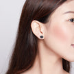 925 Sterling Silver Earrings with Enamel Finish