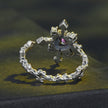 925 Sterling Silver Pavé Setting CZ Ring for Women