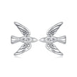 925 Sterling Silver Oxidized CZ Earrings for Women