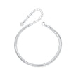 925 Sterling Silver & White Gold Plated Bracelet