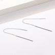 925 Sterling Silver Plated Platinum Earrings